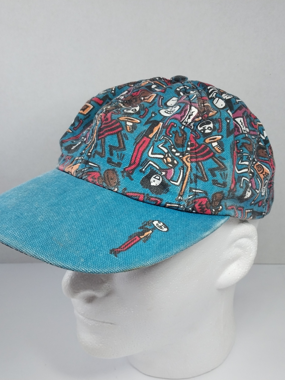 BULA Vintage 80s/90s Graphic Print Surfer Skater Gorepore Snapback Hat Cap USA